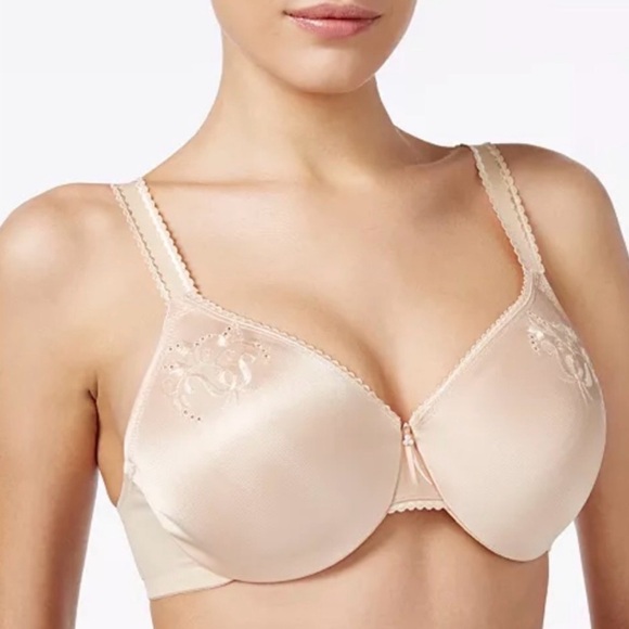 NWT Wacoal Slimline Seamless Minimizer Beige Bra Size 36DDD